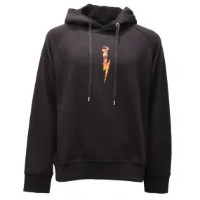 2466AF felpa uomo NEIL BARRETT mix cotton black sweatshirt men