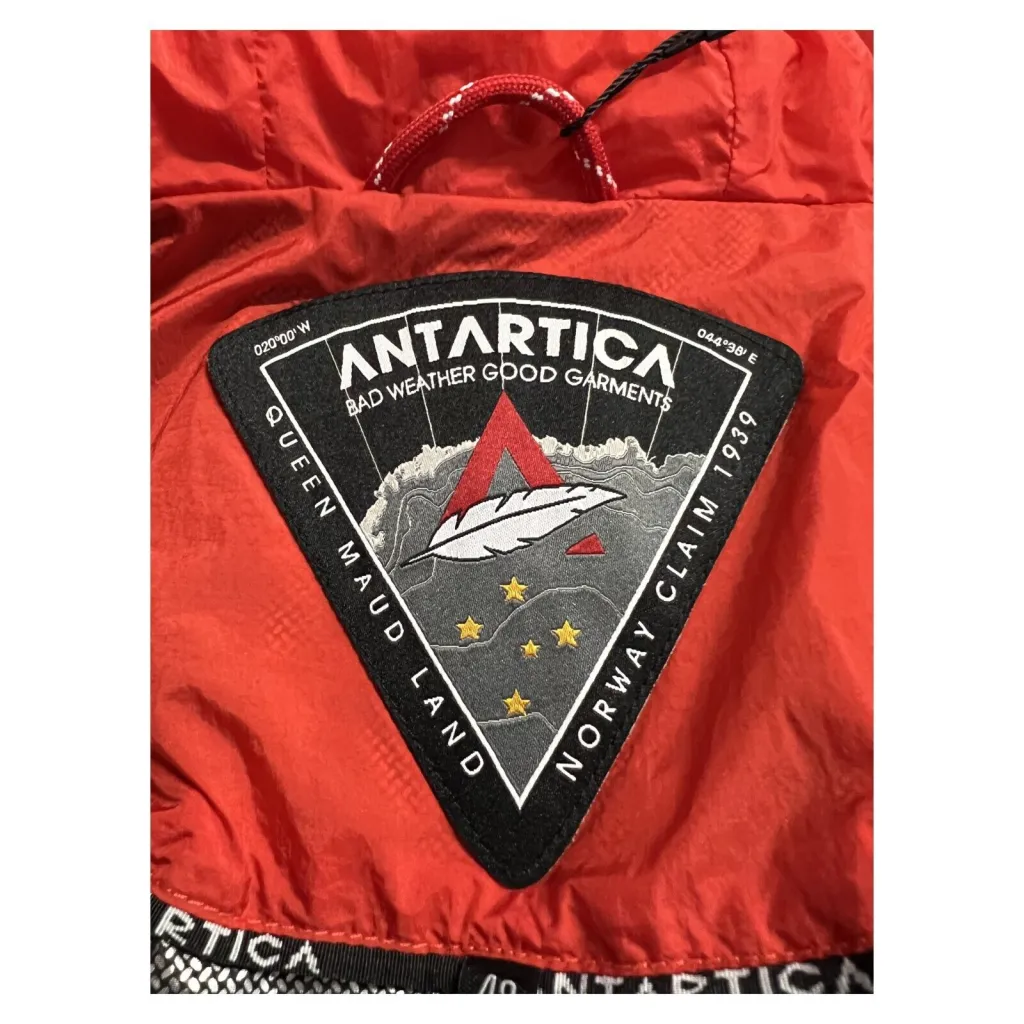 ANTARTICA by NORWAY piumino uomo rosso art 16510 TARO 100% poliammide