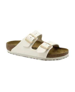 BIRKENSTOCK ARIZONA BS 1027339 eggshell bianco beige ciabatte donna fibbie