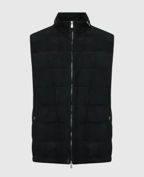 Brunello Cucinelli Gilet in piumino nero M0PCL1924