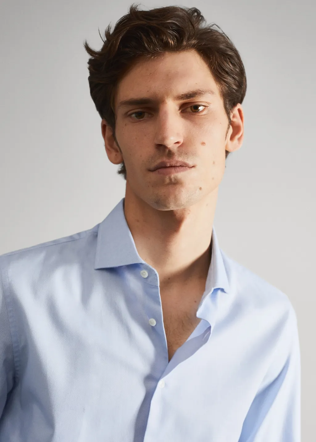 Camicia completo slim fit texture