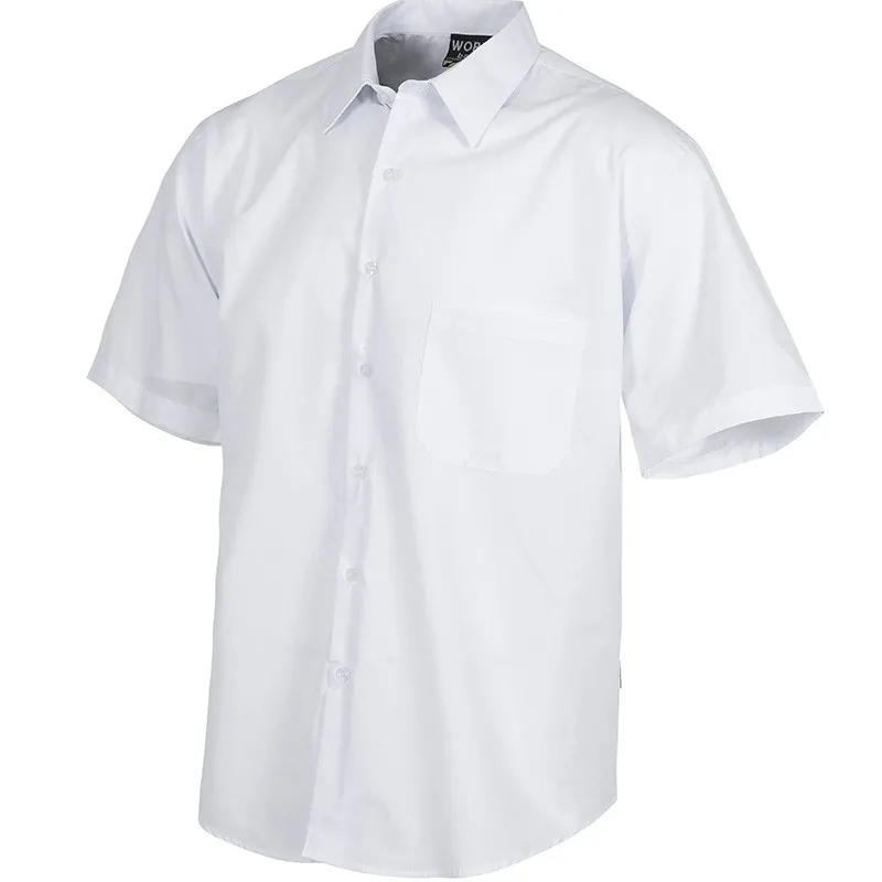 Camicia da lavoro con collo classico a manica corta - Workteam