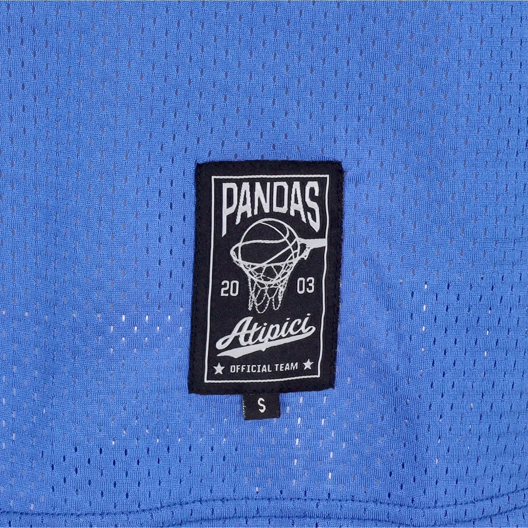Canotta Basket Uomo Basketball Jersey Atipici Pandas Blue