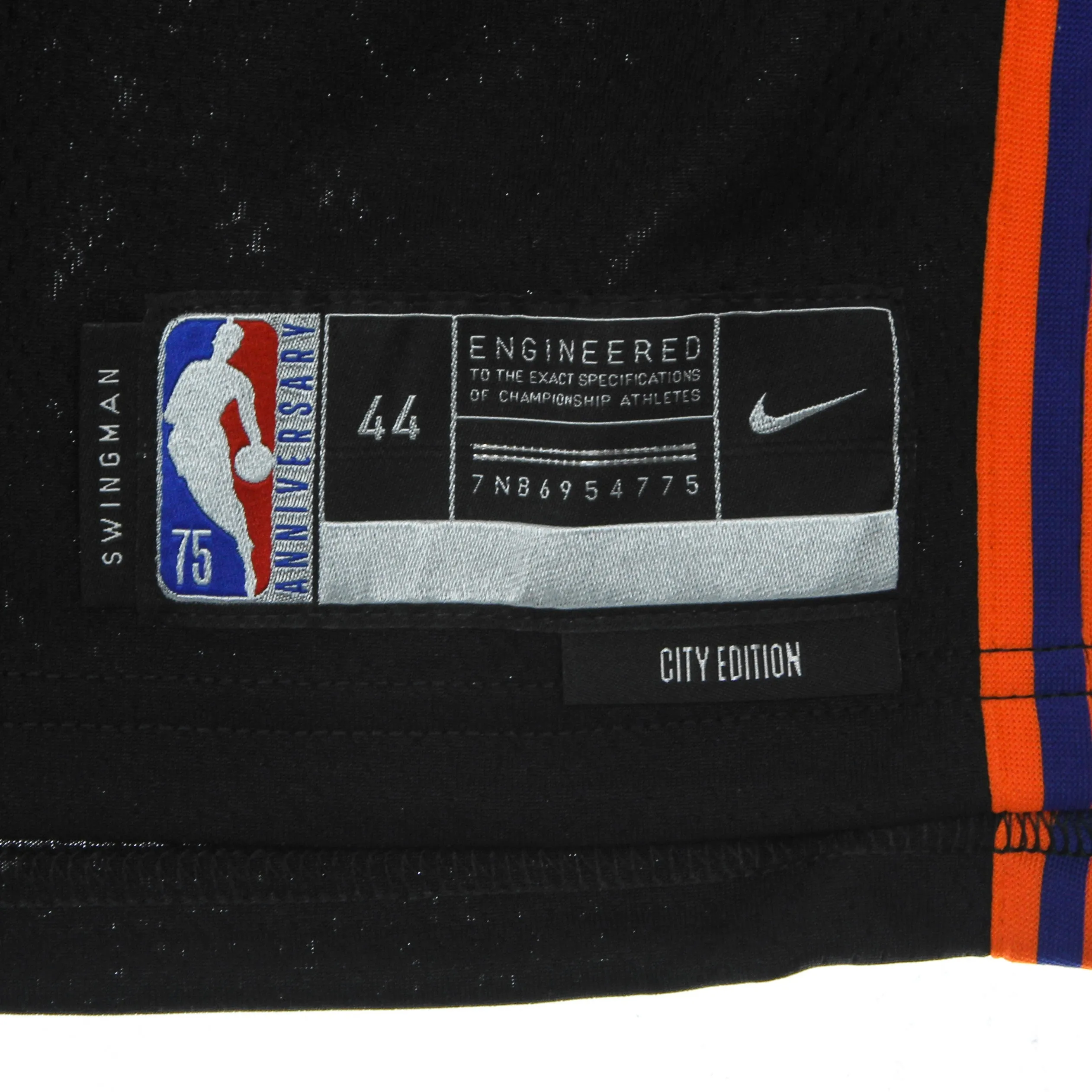 Canotta Basket Uomo Nba Dri Fit Swingman Jersey City Edition No 9 Rj Barrett Neykni Black