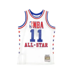 Canotta Basket Uomo Nba Swingman Jersey Hardwood Classics No.11 Isiah Thomas All Star Game East 1985 White