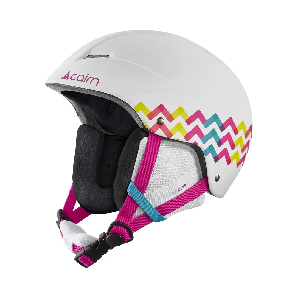 Casco sci Cairn Andromed J Mat White Lolipop