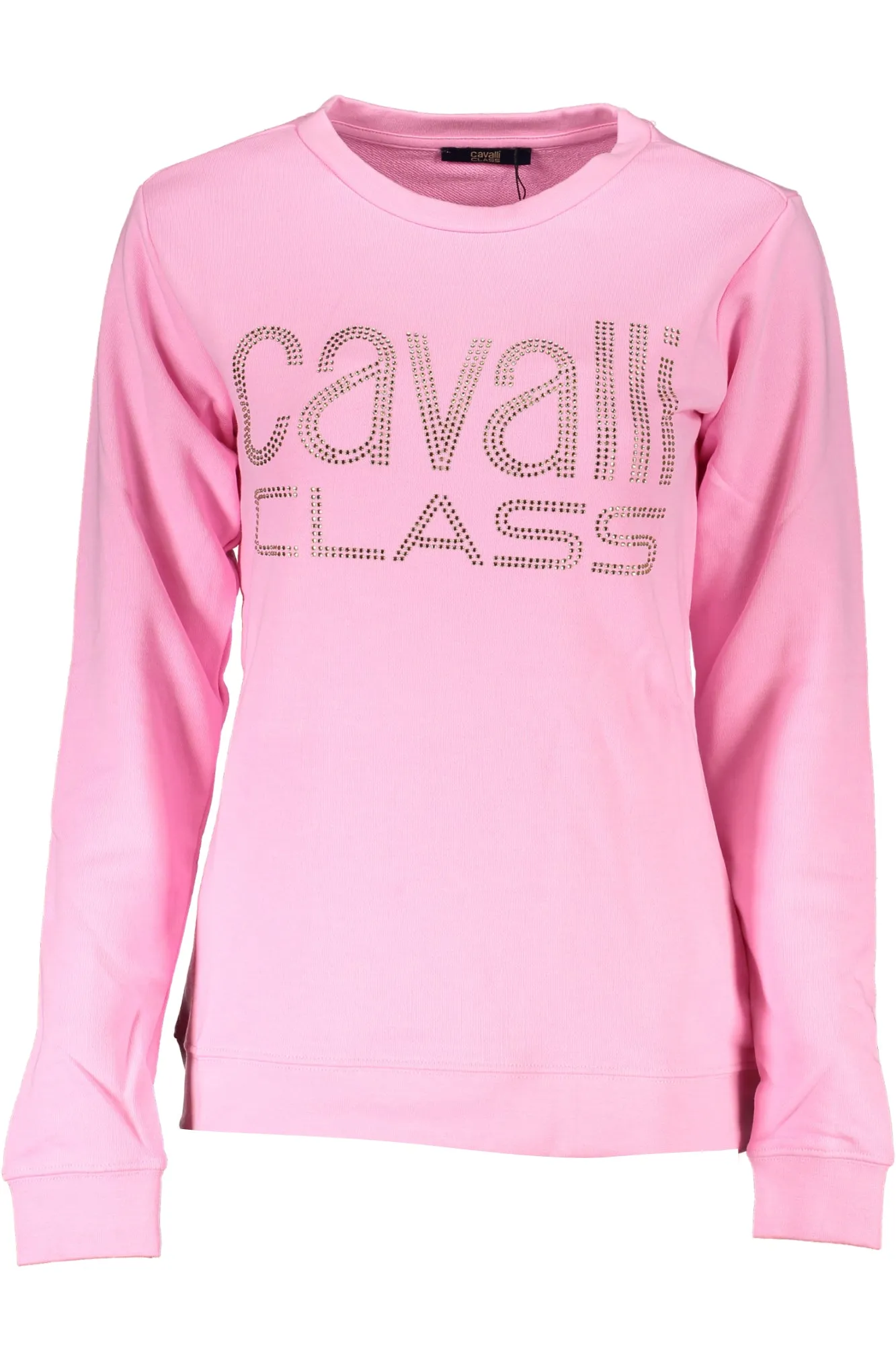 CAVALLI CLASS FELPA SENZA ZIP DONNA ROSA