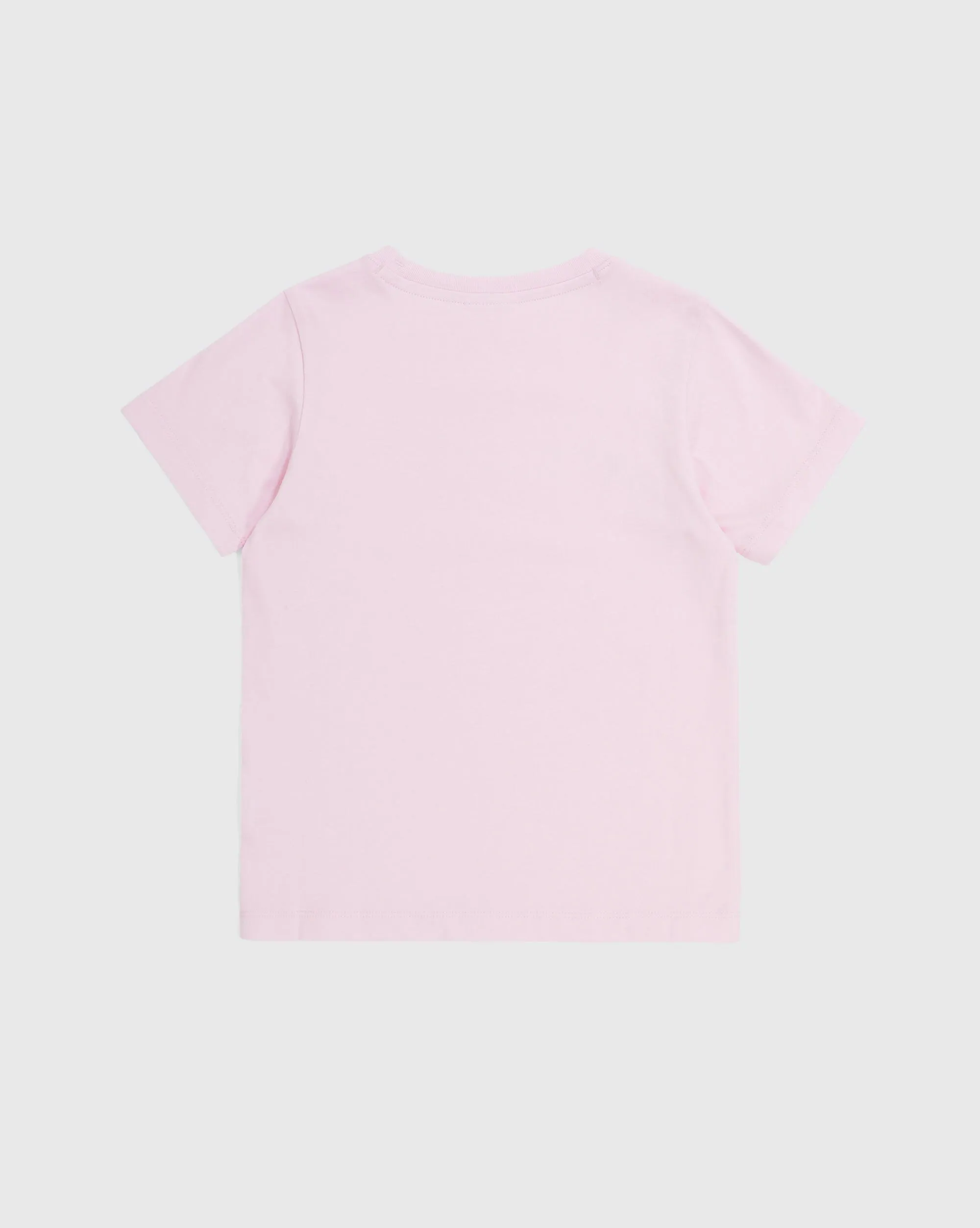 Champion T-Shirt In Jersey Con Logo Champion Rosa Bambina