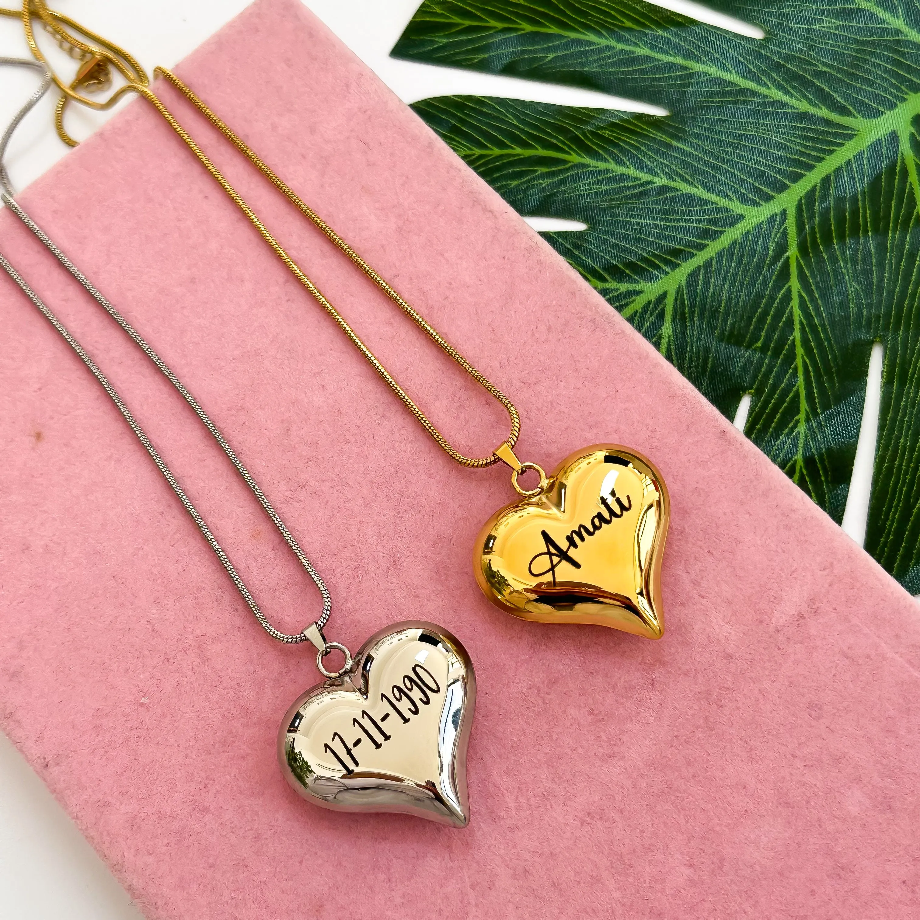 Collana Long Heart Personalizzabile