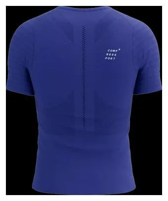 Compressport Racing Short Sleeve Jersey Blue