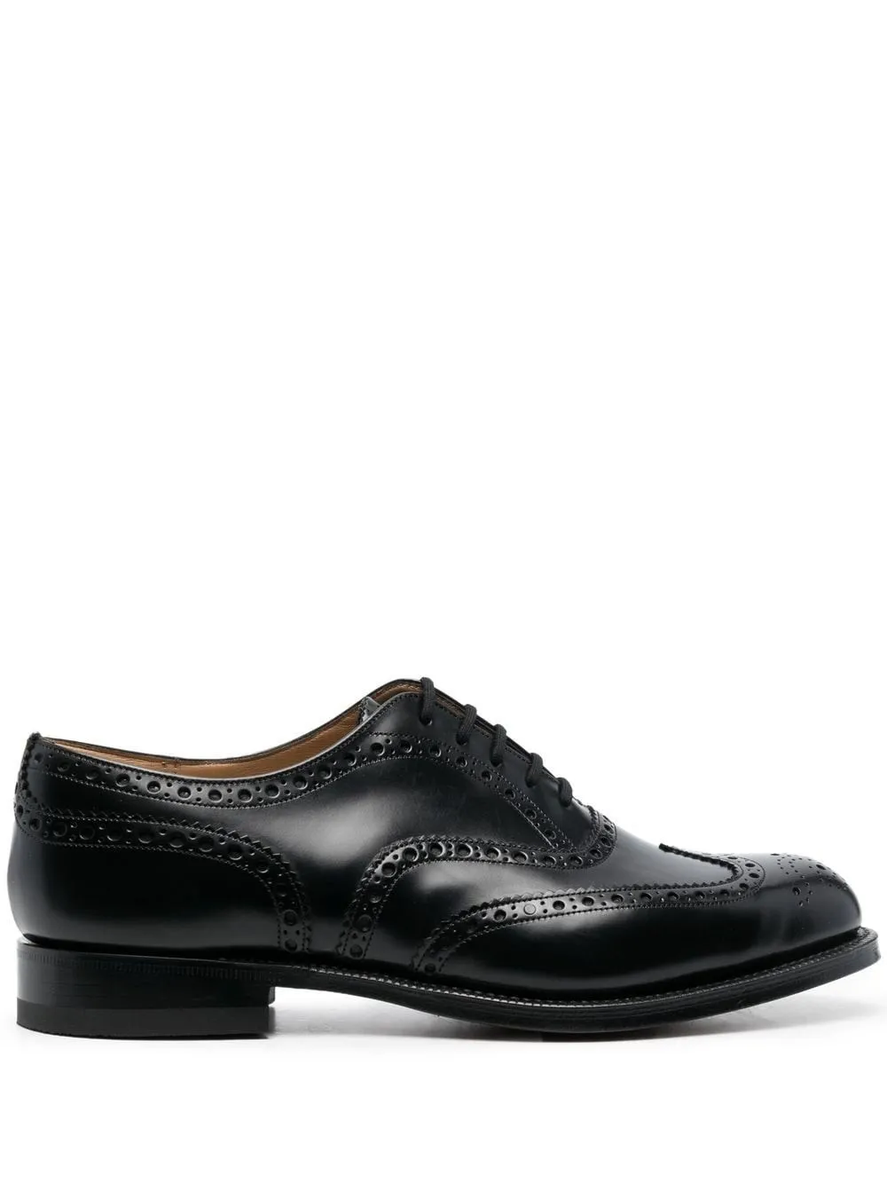 Derby blucher stringata con cuciture a mano sul sottocchiello