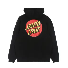 Felpa Cappuccio Uomo Classic Dot Chest Hood Black