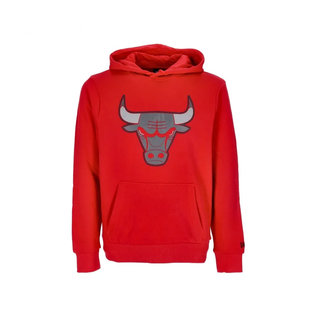 felpa cappuccio uomo nba outline logo po hoodie chibul FRONT DOOR RED/BLACK