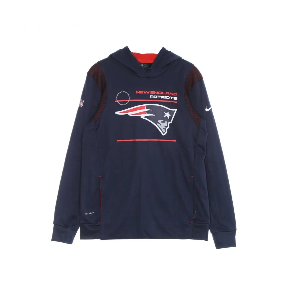 felpa cappuccio uomo nfl therma hoodie po neepat COLLEGE NAVY