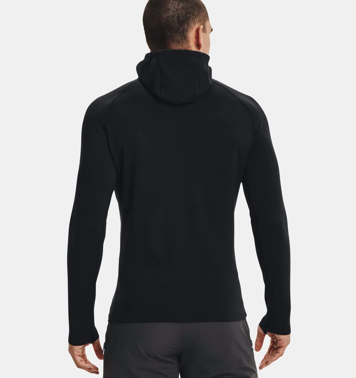 Felpa con cappuccio Under Armour Tactical UA Base 3.0 da uomo nera