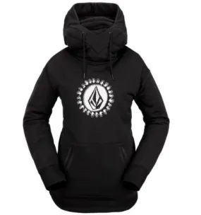 Felpa con cappuccio Volcom Spring Shred (nero) donna