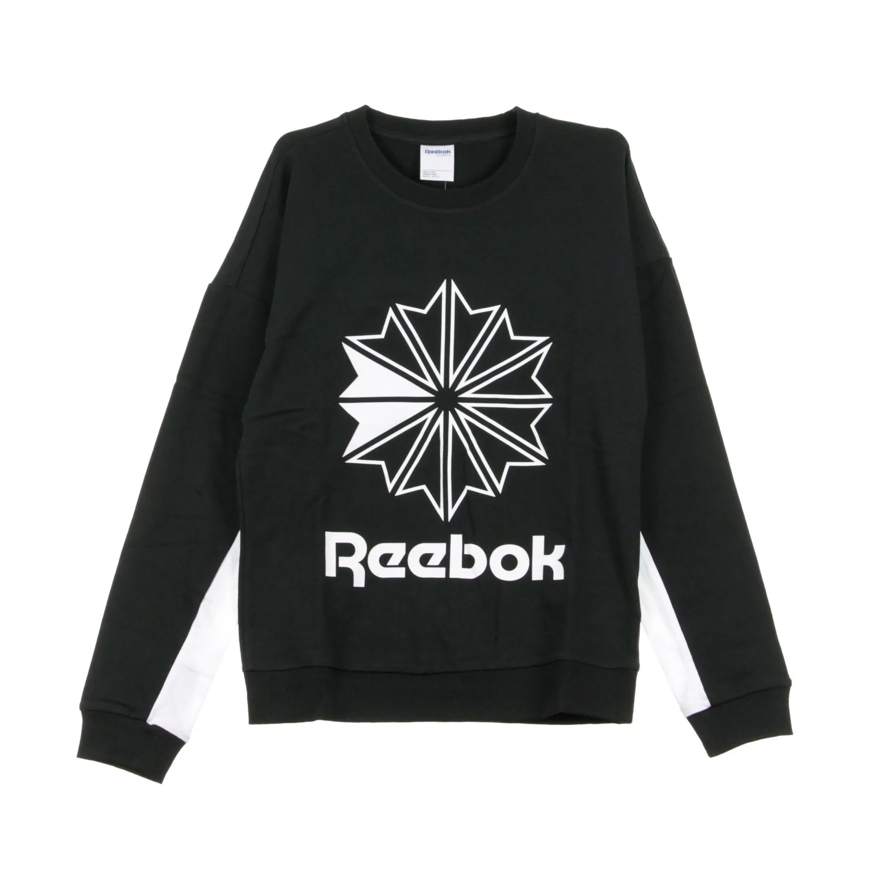 Felpa Girocollo Donna Cl Ft Big Logo Black