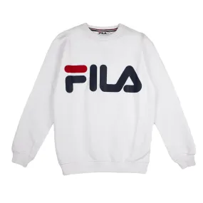 Felpa Girocollo Uomo Classic Logo Sweat Bright White