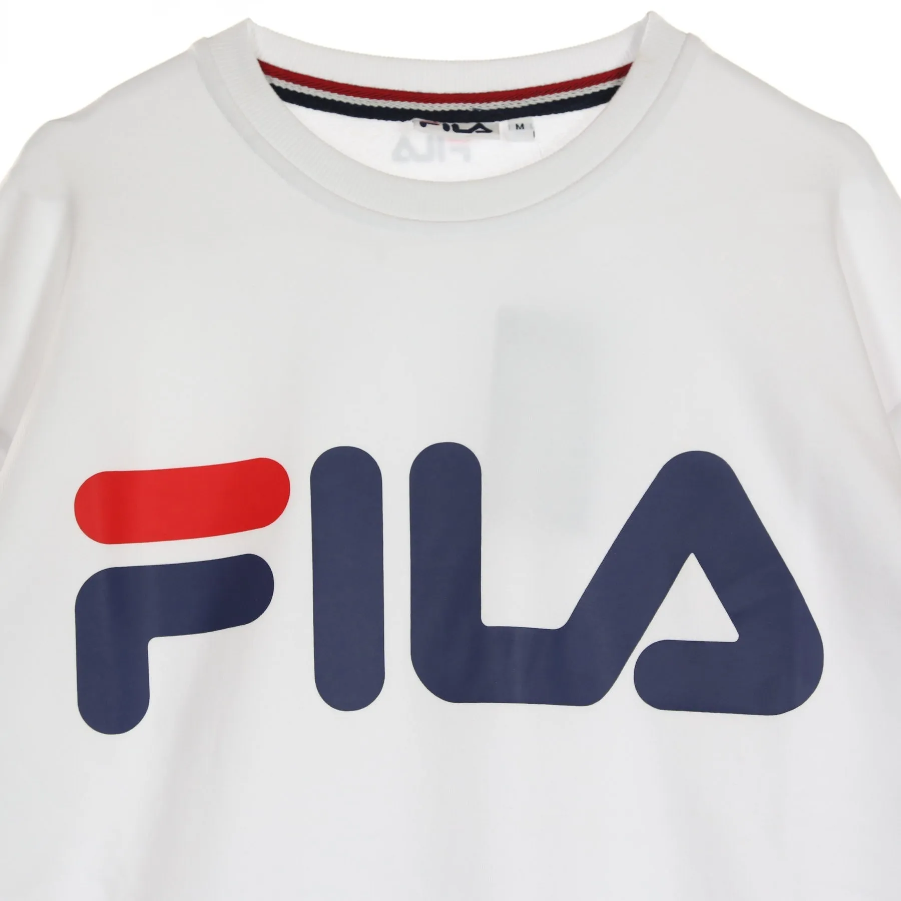 Felpa Girocollo Uomo Classic Logo Sweat Bright White