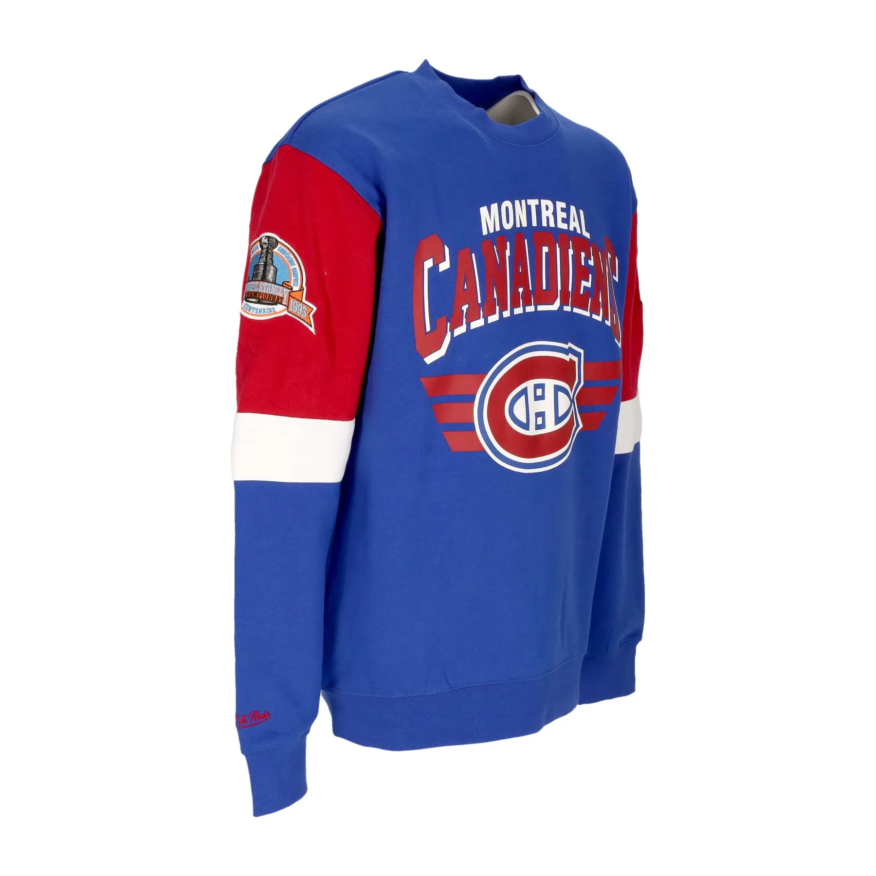 Felpa Girocollo Uomo Nhl All Over Crew 3.0 Moncan Original Team Colors