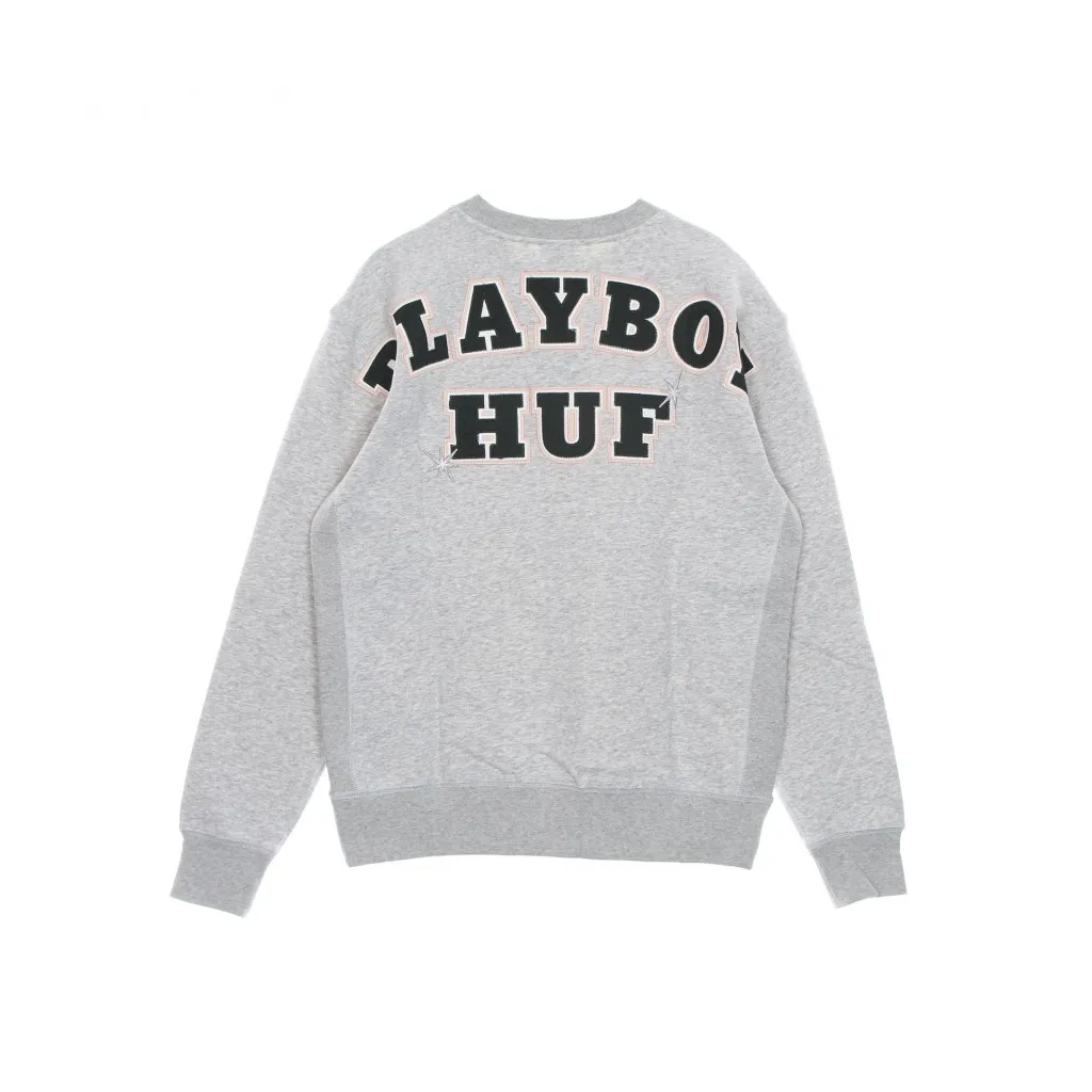 felpa girocollo uomo rabbit head crew x playboy GREY HEATHER