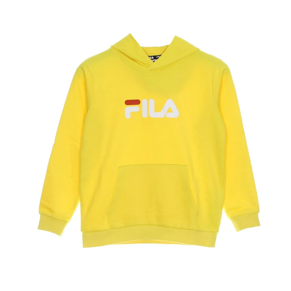 Felpa Leggera Cappuccio Ragazzo Sande Classic Logo Hoody Habanero Gold