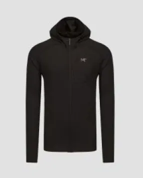 Felpa midlayer nera da uomo Arcteryx Delta Hdy M