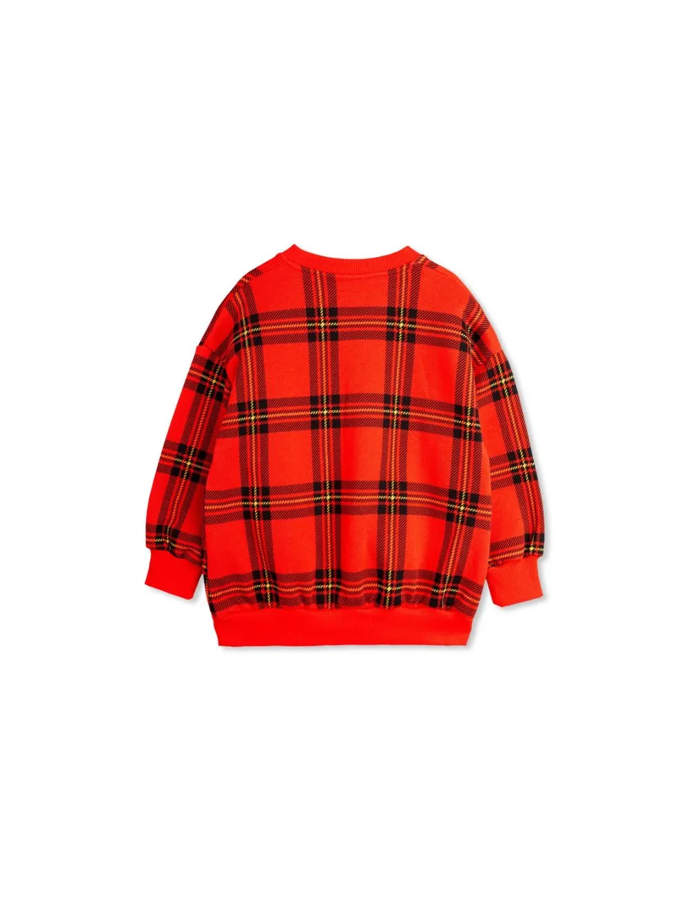 Felpa per bambino Mini Rodini rossa a quadri motivo tartan