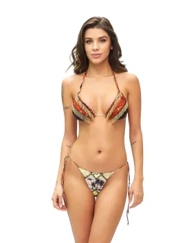 FK Effek F**K Costume Mare Donna 0180X1 P-ET Bikini Triangolo Brasiliana 01 FANTASIA