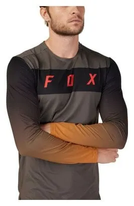 Fox Flexair Long Sleeve Jersey Brown