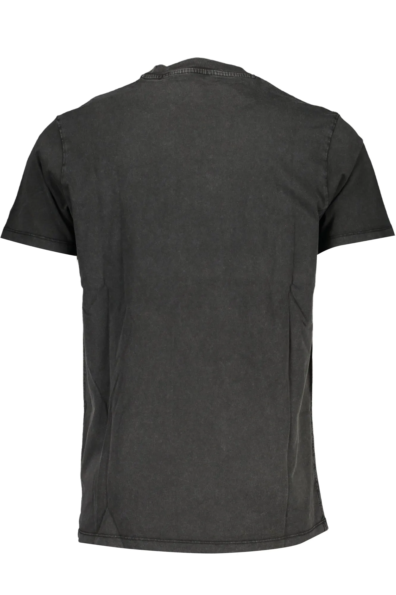 GUESS JEANS T-SHIRT MANICHE CORTE UOMO NERO