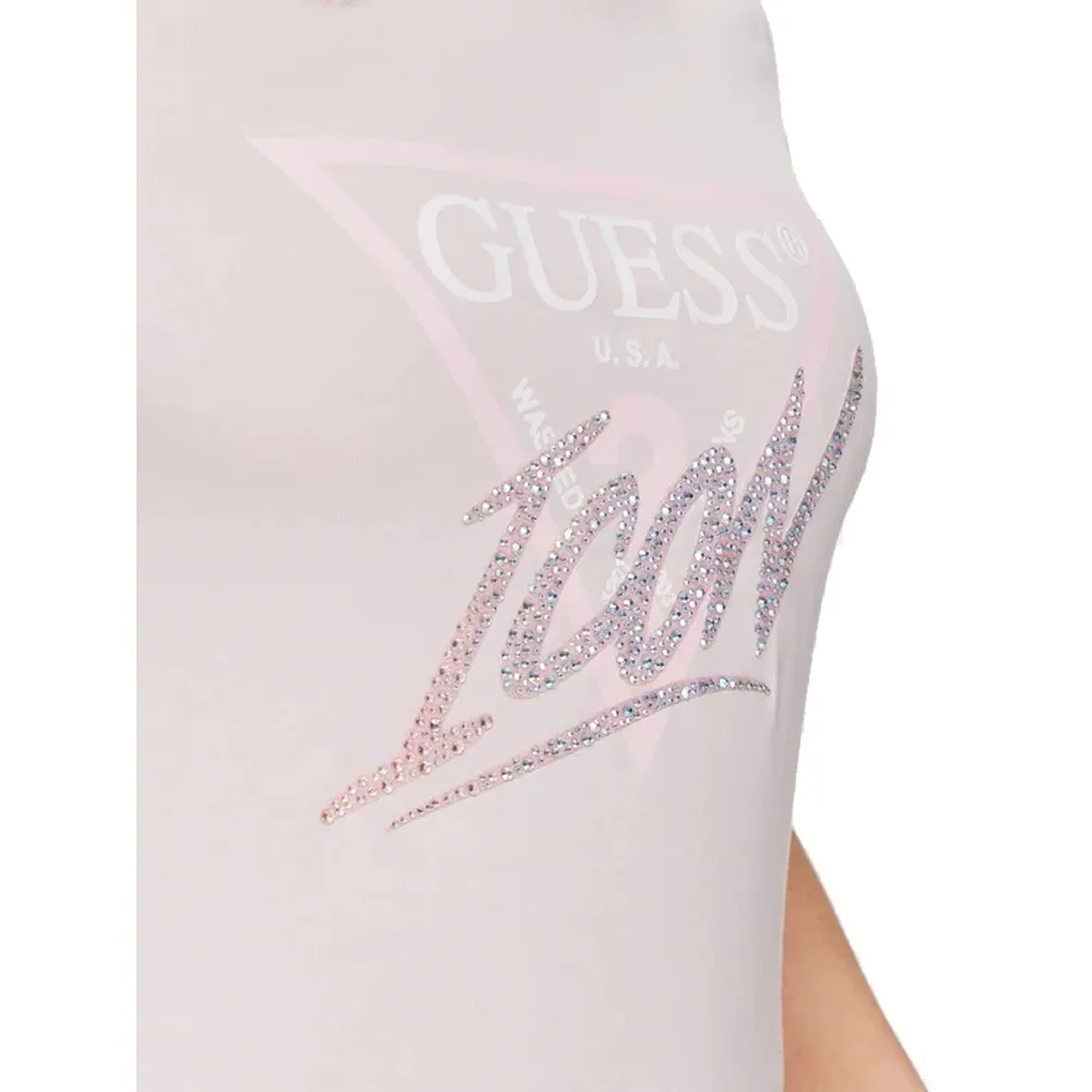 Guess T shirt icon donna W4RI41 I3Z14 A60W Low Key Pink