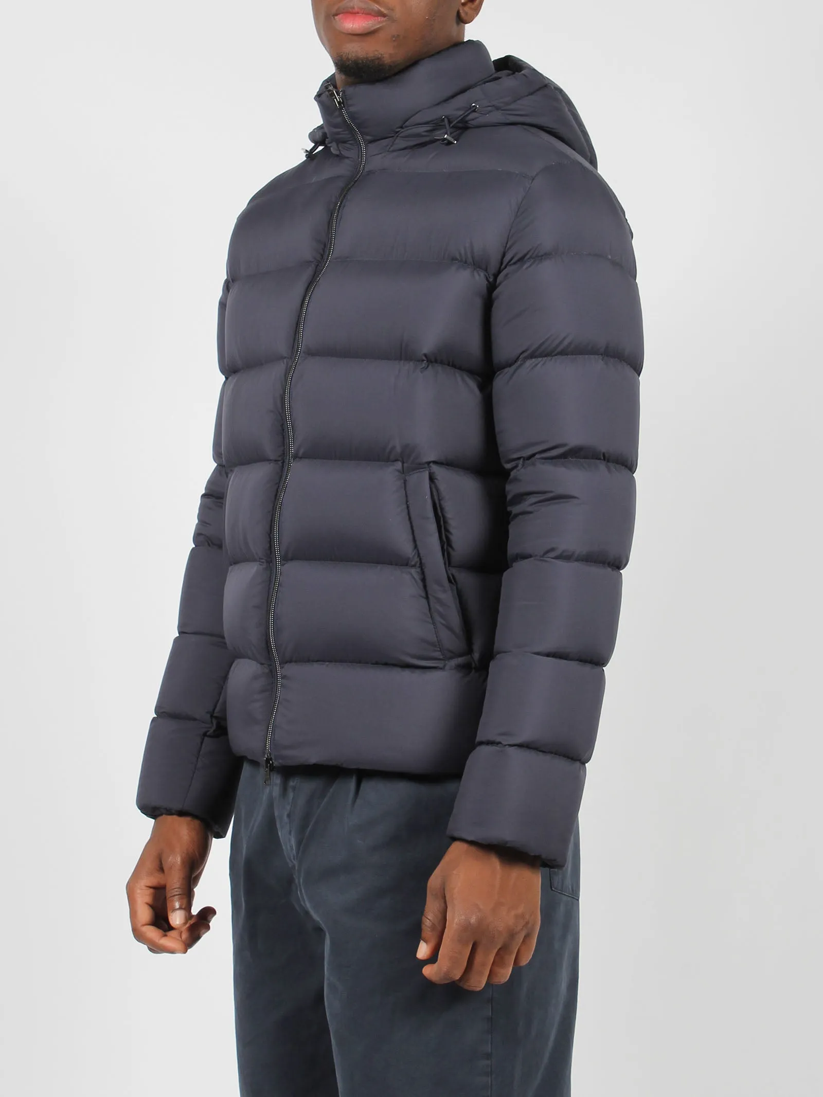 Hooded padded jacket