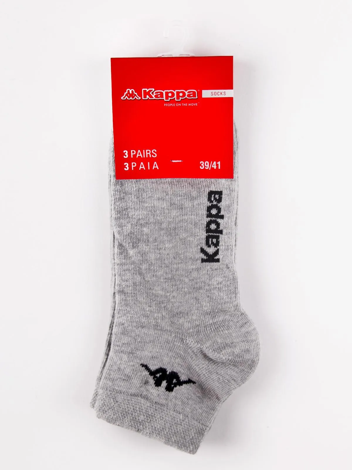 Kappa Chaussettes courtes en jersey de coton