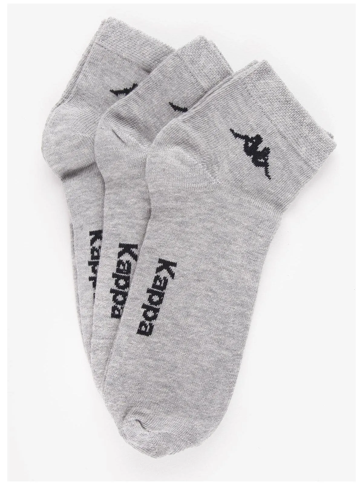 Kappa Chaussettes courtes en jersey de coton