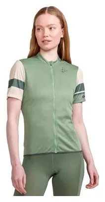 Maglia a manica corta Craft Core Endur donna Verde Beige