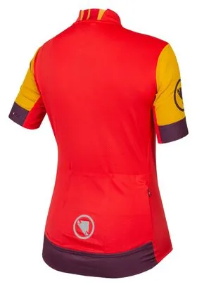 Maglia a manica corta Endura FS260 II Pomegranate Rosso