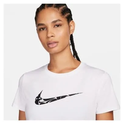 Maglia a manica corta Nike One Swoosh Donna Bianco