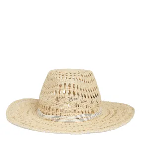 MAISON MICHEL  Cappello Kyra in paglia beige