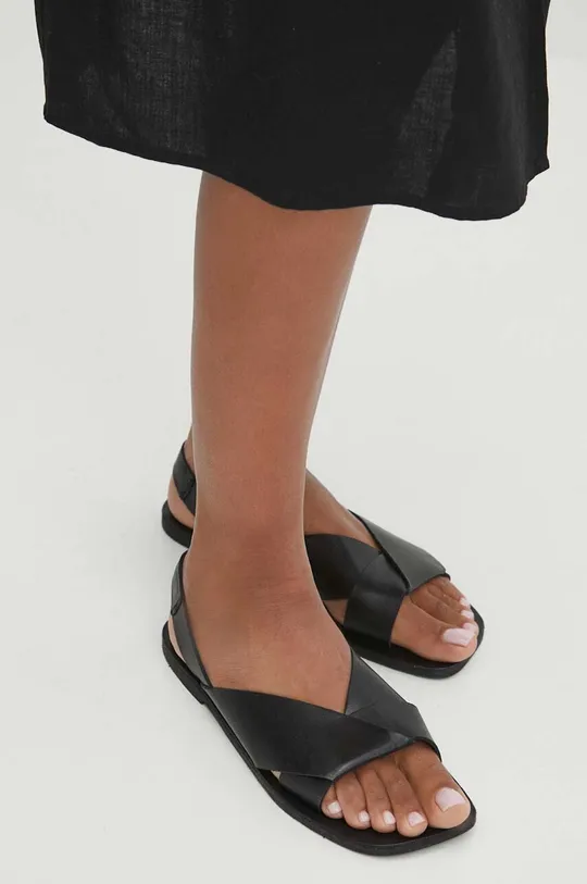 Medicine sandali in pelle