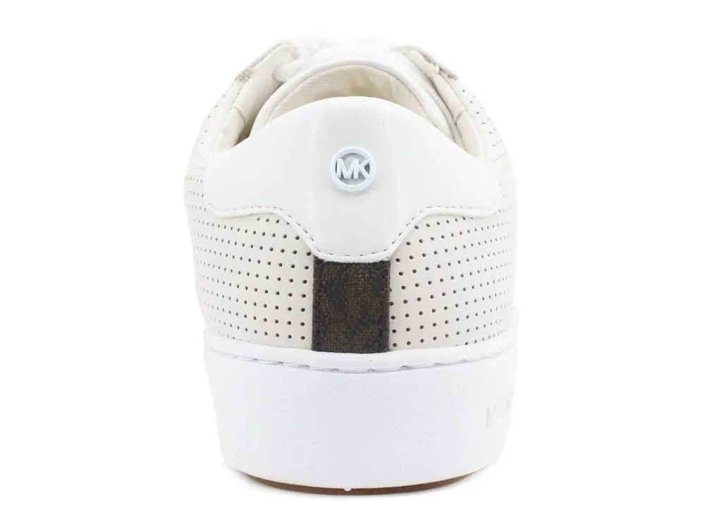 MICHEAL KORS Irving Stripe Lace Up Sneakers Cream 43T0IRFS8L