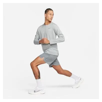 Nike Dri-Fit UV Miler Long Sleeve Jersey Grey