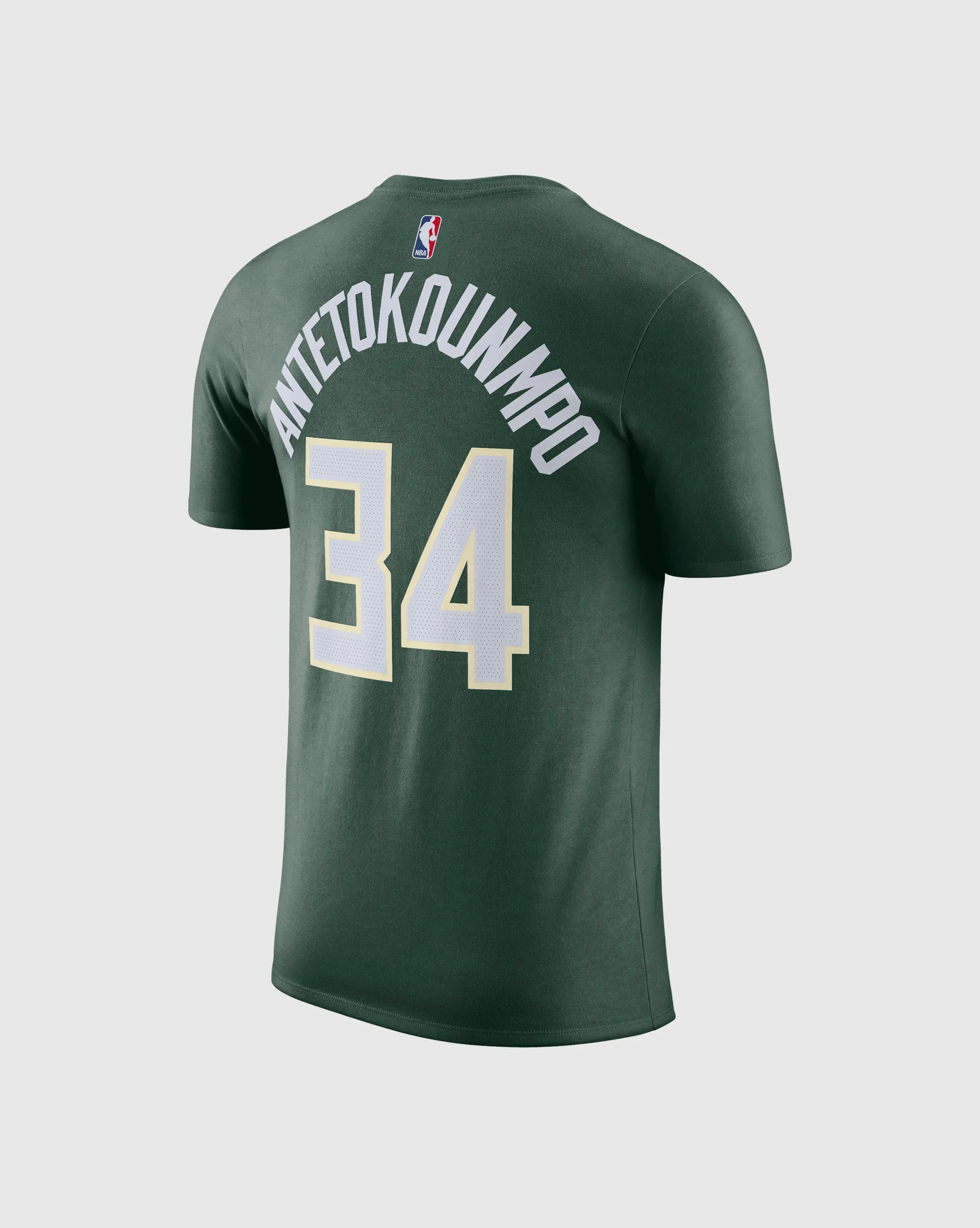 Nike NBA T-Shirt Milwaukee Bucks Antetokounmpo Verde Uomo