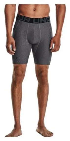 Pantaloncini a compressione Under Armour Heatgear Armour Grey