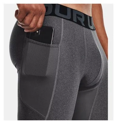 Pantaloncini a compressione Under Armour Heatgear Armour Grey