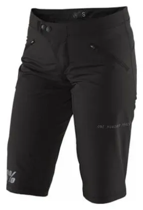 Pantaloncini da donna 100% Ridecamp neri