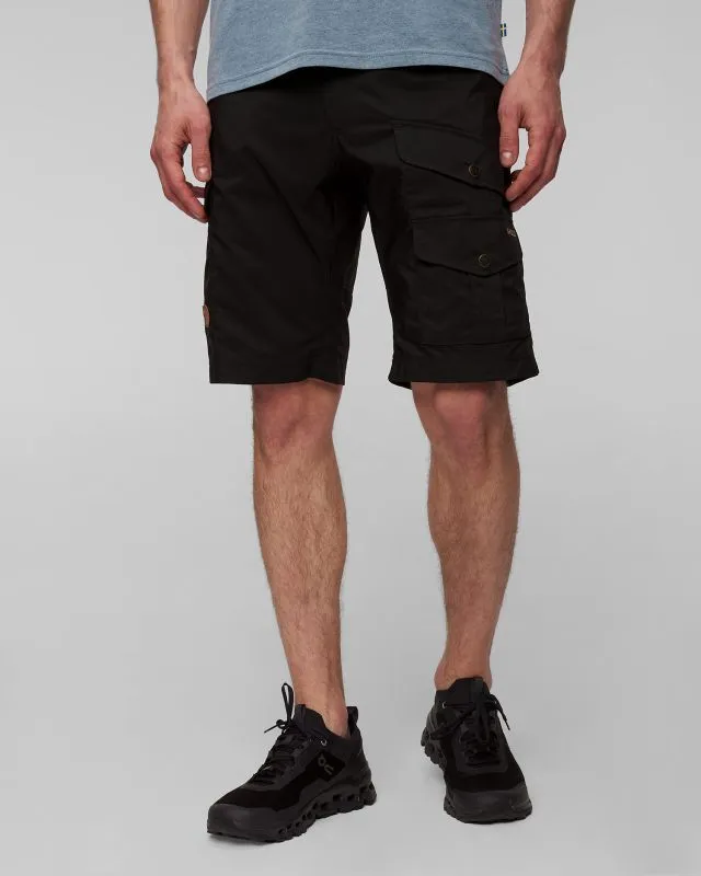 Pantaloncini neri da trekking da uomo Fjallraven Vidda Pro Lite Shorts M