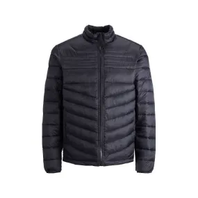 Piumino jack jones taglie forti nero autunno inverno 532