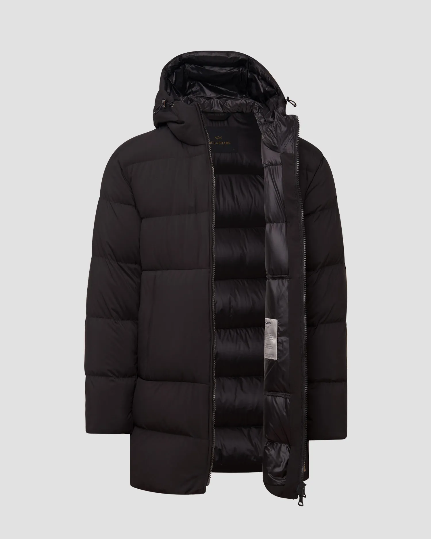 Piumino nero da uomo Paul&Shark Down Parka 14312613-11