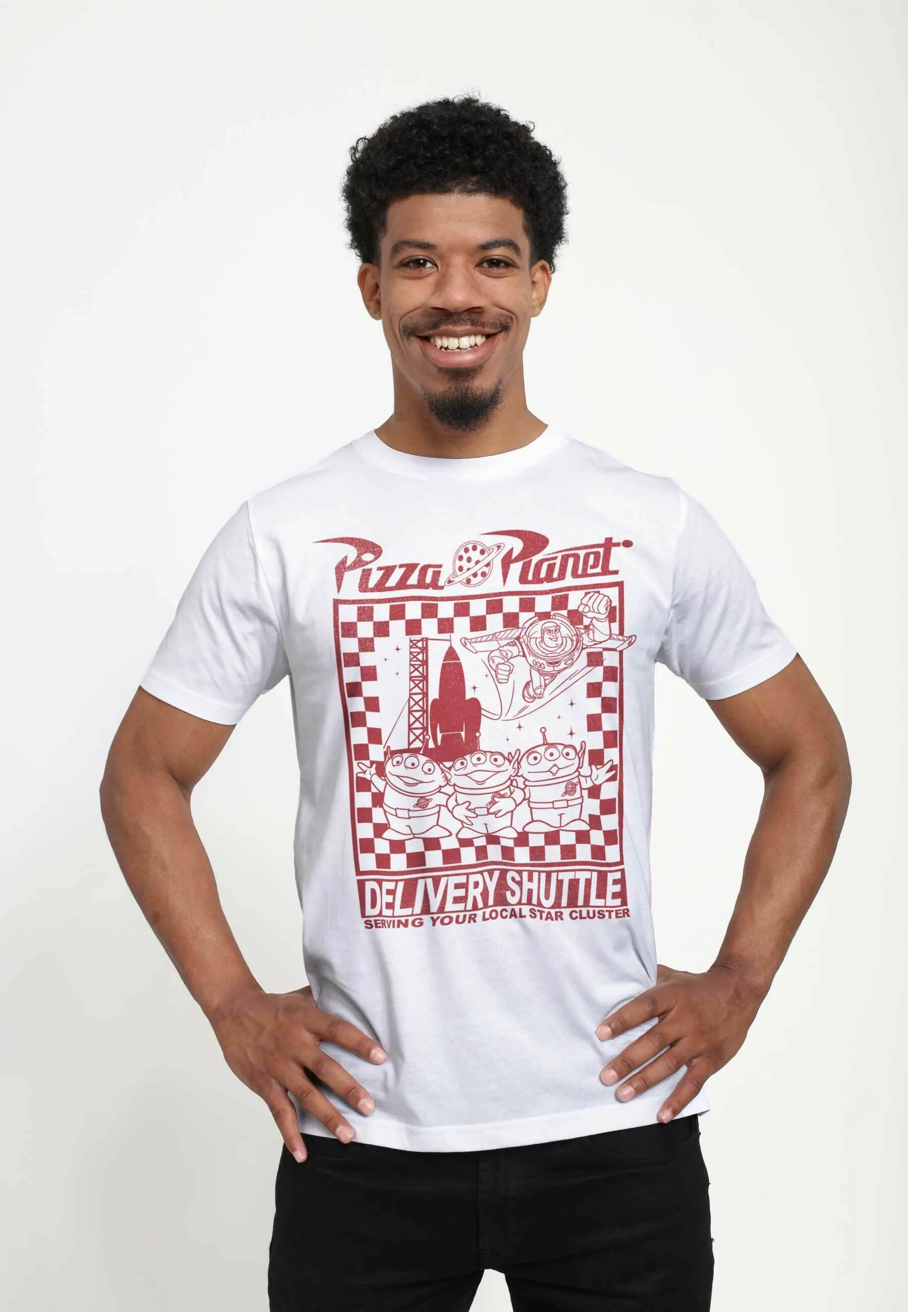 PIXAR PIZZA PLANET DELIVERY  - T-shirt con stampa